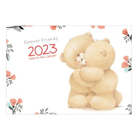 A4 Forever Friends Week-to-View Family Organiser 2023